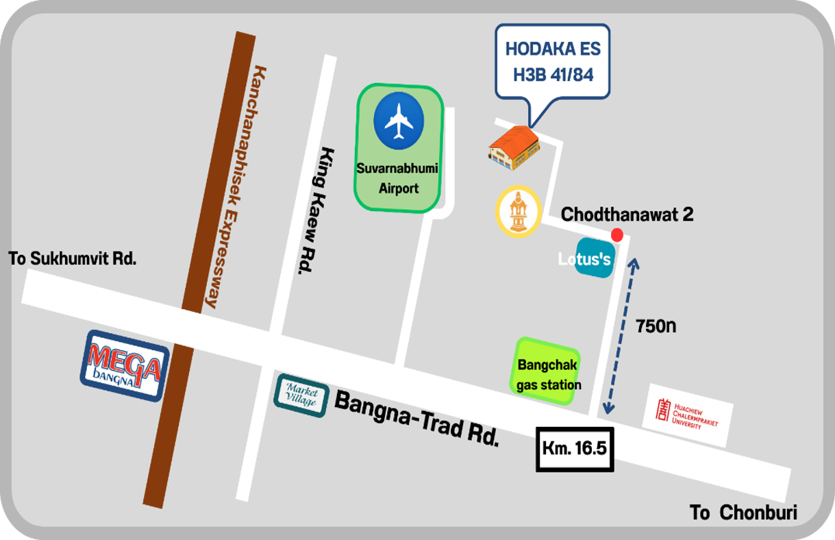 Map Bangna branch